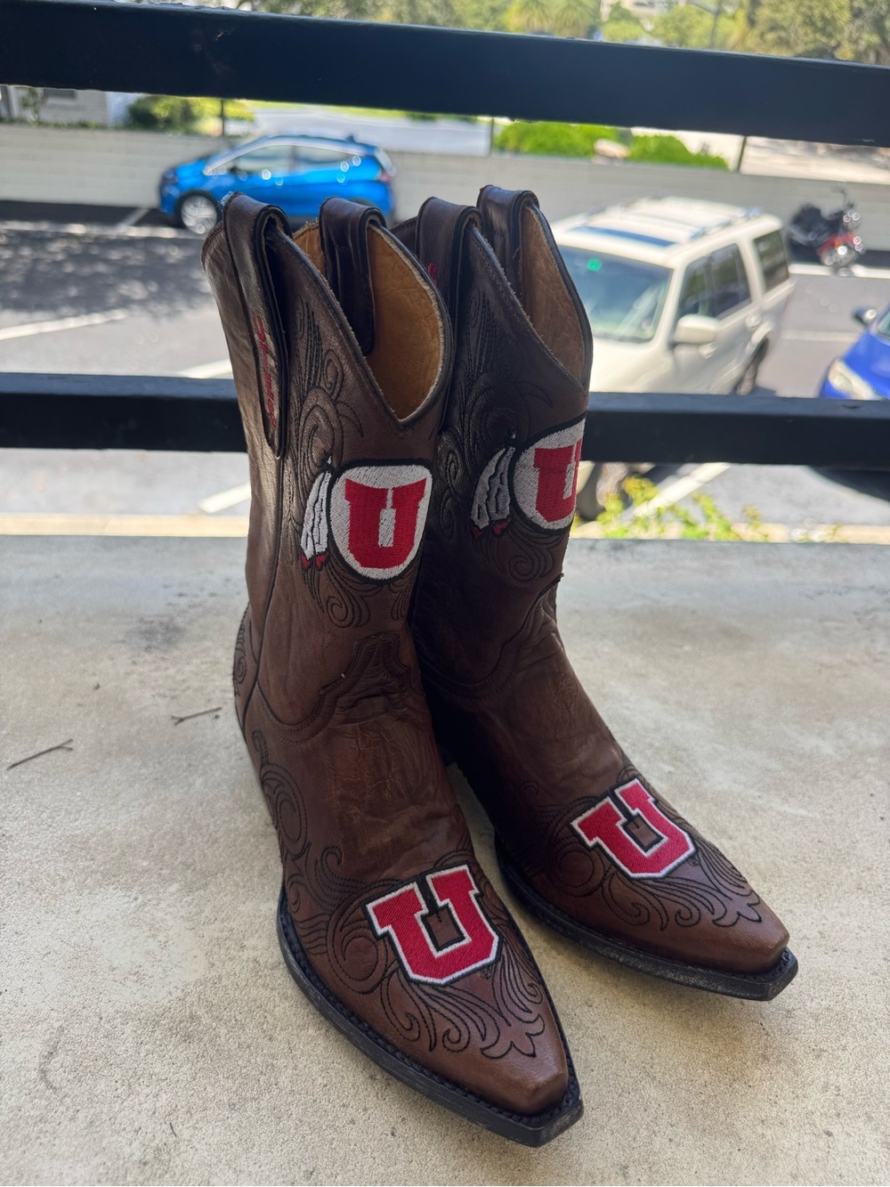 NCAA Utah Utes college football Women's Cowboy boots University of Utah